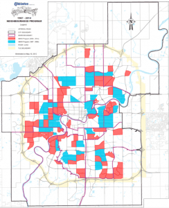 Neighbourhood renewal map 1987-2014